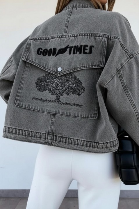 Traper jakna TANVELZA GRAFIT, Boja: grafitna, IVET.HR - MODERNA ODJEĆA