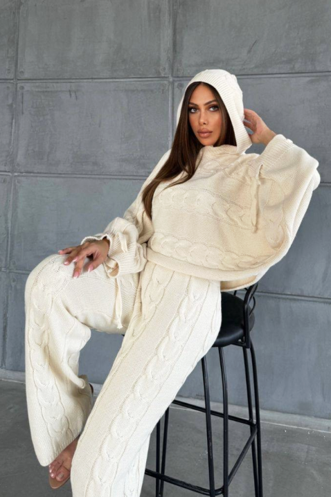 Komplet VOLZENA ECRU, Boja: drap, IVET.HR - MODERNA ODJEĆA