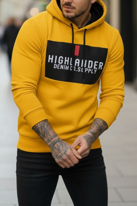 Muška dukserica MEFRIDO YELLOW, Boja: žuta, IVET.HR - MODERNA ODJEĆA