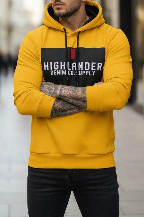 Muška dukserica MEFRIDO YELLOW, Boja: žuta, IVET.HR - MODERNA ODJEĆA