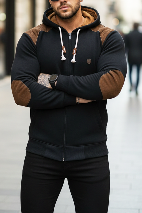 Muška dukserica ZORFOZO BLACK, Boja: crna, IVET.HR - MODERNA ODJEĆA