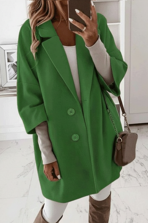 Kaput OLFONJA GREEN, Boja: zelena, IVET.HR - MODERNA ODJEĆA