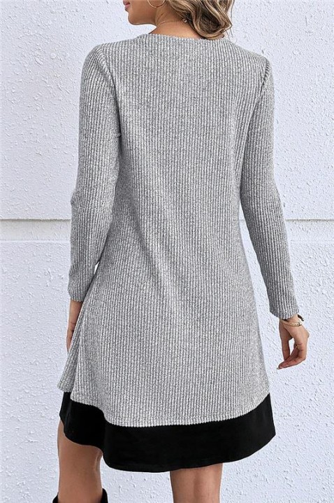 Haljina LIKRENA, Boja: siva, IVET.HR - MODERNA ODJEĆA