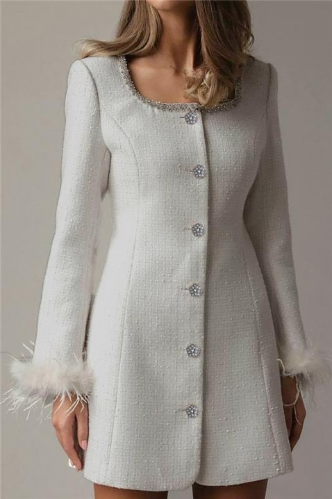 Haljina MIRFELDA WHITE, Boja: bijela, IVET.HR - MODERNA ODJEĆA