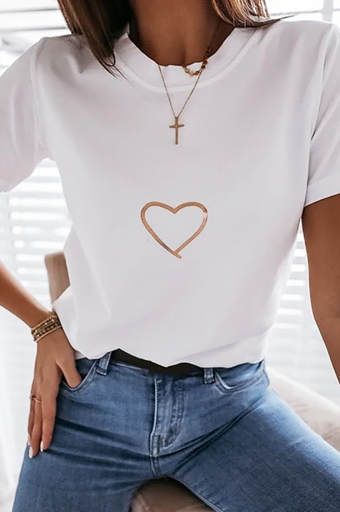 Majica BREFOLZA, Boja: bijela, IVET.HR - MODERNA ODJEĆA