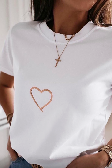 Majica BREFOLZA, Boja: bijela, IVET.HR - MODERNA ODJEĆA