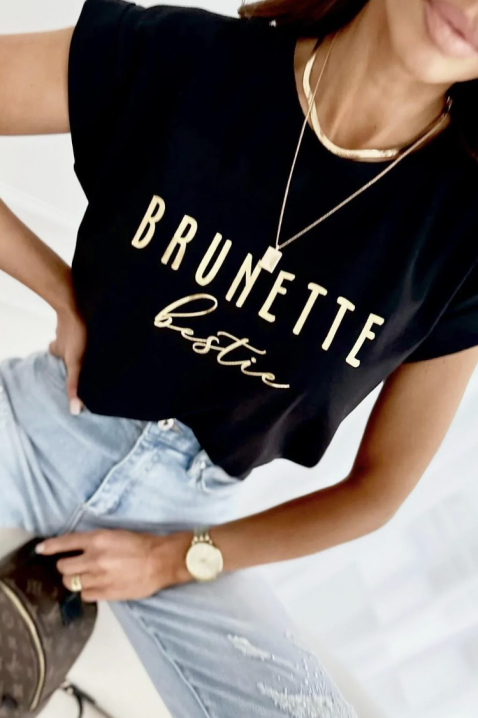 Majica BRUNINZA, Boja: crna, IVET.HR - MODERNA ODJEĆA