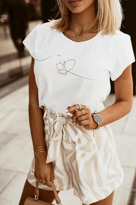 Majica HROVILDA, Boja: bijela, IVET.HR - MODERNA ODJEĆA