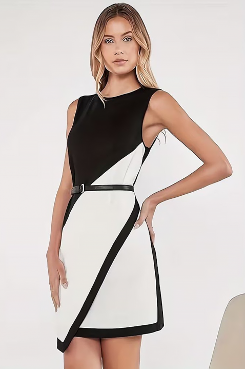 Haljina KLEMONGA, Boja: crna i bijela, IVET.HR - MODERNA ODJEĆA