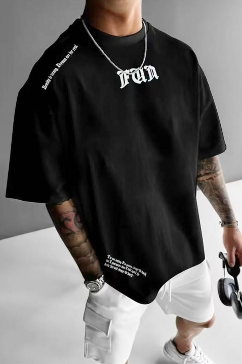 Muška majica MORTIK, Boja: crna, IVET.HR - MODERNA ODJEĆA