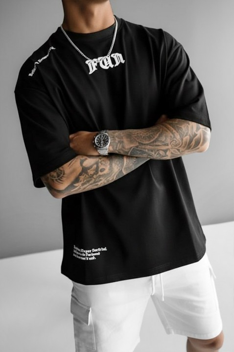 Muška majica MORTIK, Boja: crna, IVET.HR - MODERNA ODJEĆA