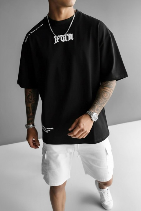 Muška majica MORTIK, Boja: crna, IVET.HR - MODERNA ODJEĆA