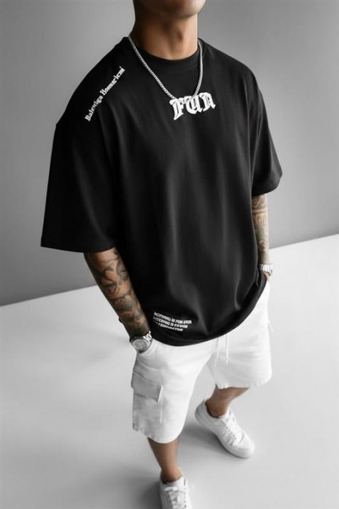 Muška majica MORTIK, Boja: crna, IVET.HR - MODERNA ODJEĆA