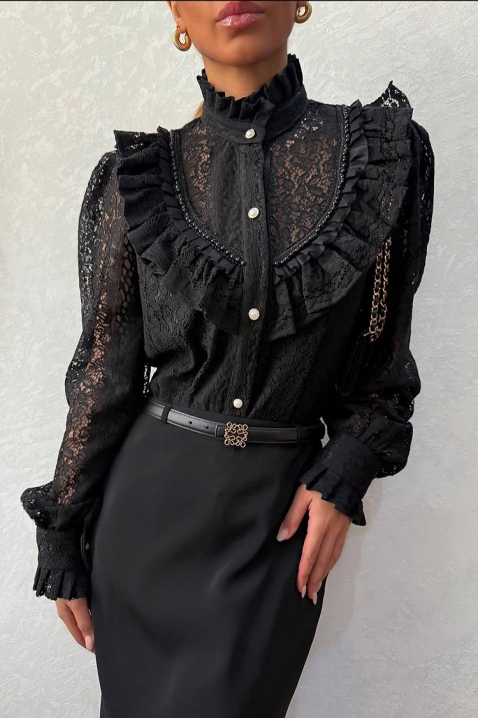 Ženska košulja GLENDILA BLACK, Boja: crna, IVET.HR - MODERNA ODJEĆA