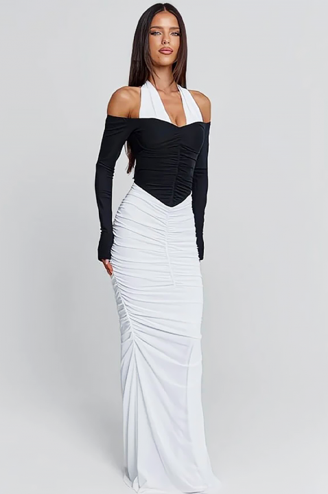 Haljina TIOGEXA, Boja: crna i bijela, IVET.HR - MODERNA ODJEĆA