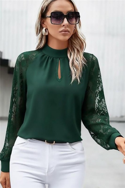 Ženska bluza BRENDOLZA GREEN, Boja: zelena, IVET.HR - MODERNA ODJEĆA