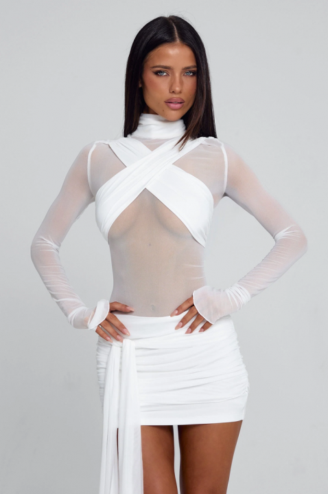 Haljina PRESLAVA, Boja: bijela, IVET.HR - MODERNA ODJEĆA