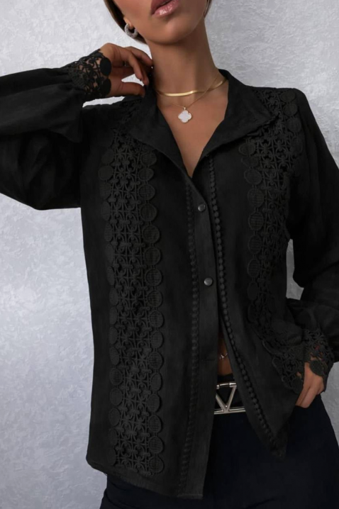 Ženska košulja DAFINDA BLACK, Boja: crna, IVET.HR - MODERNA ODJEĆA