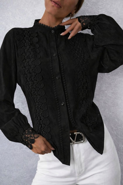 Ženska košulja DAFINDA BLACK, Boja: crna, IVET.HR - MODERNA ODJEĆA