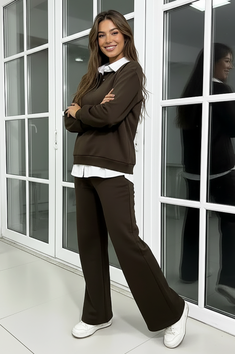 Komplet ENIRDONA BROWN, Boja: smeđa, IVET.HR - MODERNA ODJEĆA