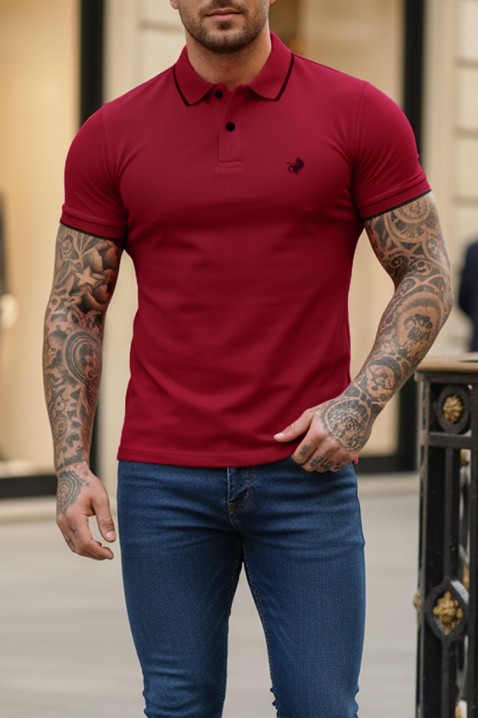 Muška majica MORIFO BORDO, Boja: bordo, IVET.HR - MODERNA ODJEĆA