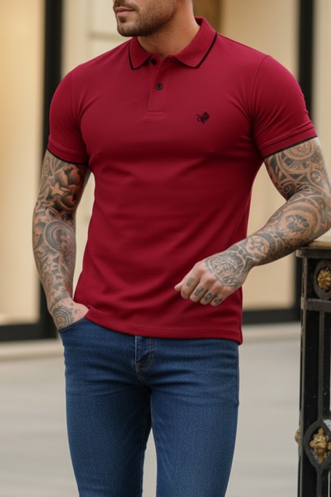 Muška majica MORIFO BORDO, Boja: bordo, IVET.HR - MODERNA ODJEĆA