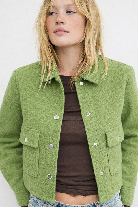 Jakna ZRAVELDA GREEN, Boja: zelena, IVET.HR - MODERNA ODJEĆA