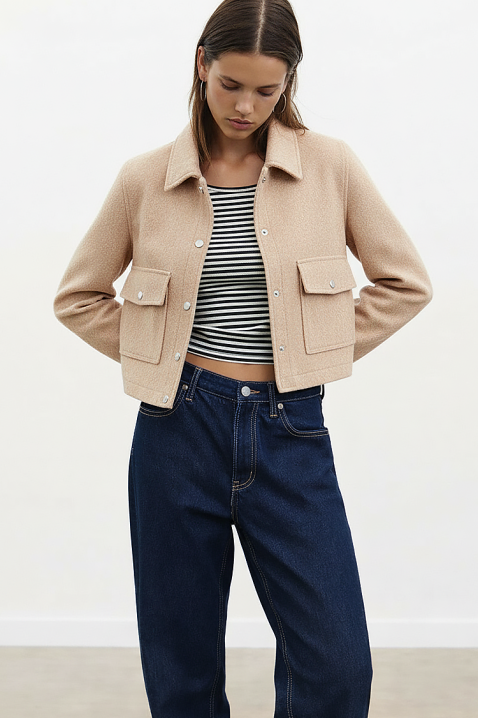 Jakna ZRAVELDA BEIGE, Boja: bež, IVET.HR - MODERNA ODJEĆA