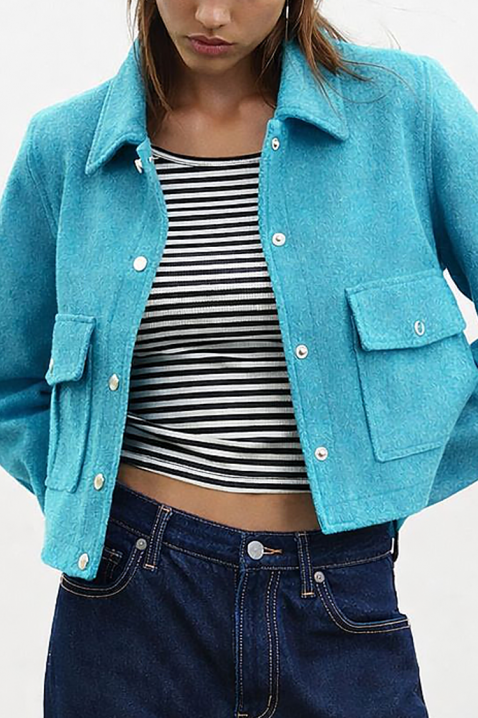 Jakna ZRAVELDA TURQUA, Boja: tirkizna, IVET.HR - MODERNA ODJEĆA