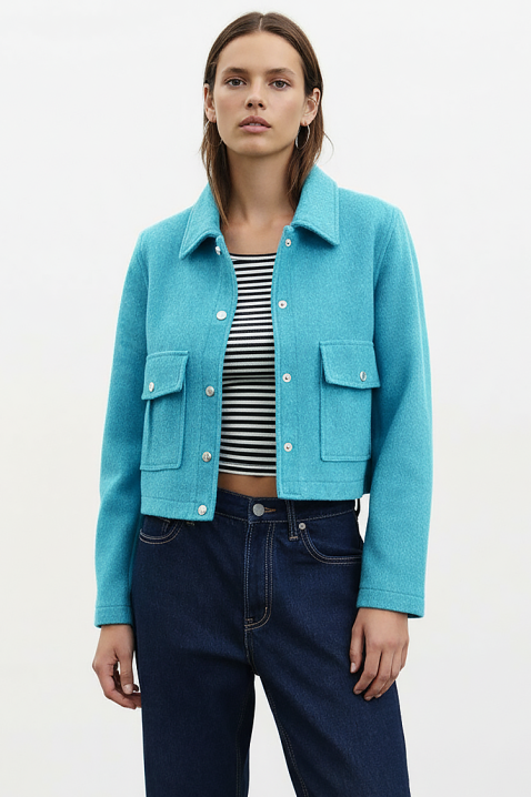 Jakna ZRAVELDA TURQUA, Boja: tirkizna, IVET.HR - MODERNA ODJEĆA