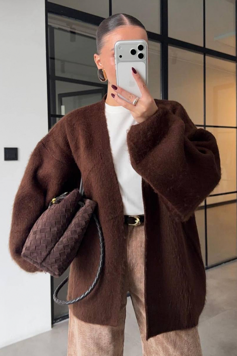 Kadigan VILONZANA BROWN, Boja: smeđa, IVET.HR - MODERNA ODJEĆA