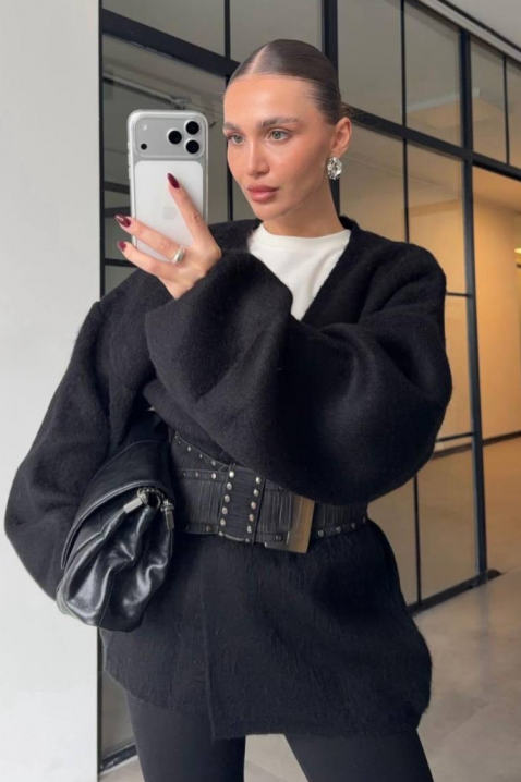 Kardigan VILONZANA BLACK, Boja: crna, IVET.HR - MODERNA ODJEĆA