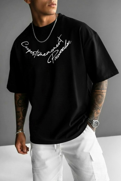 Muška majica MIHROLO BLACK, Boja: crna, IVET.HR - MODERNA ODJEĆA