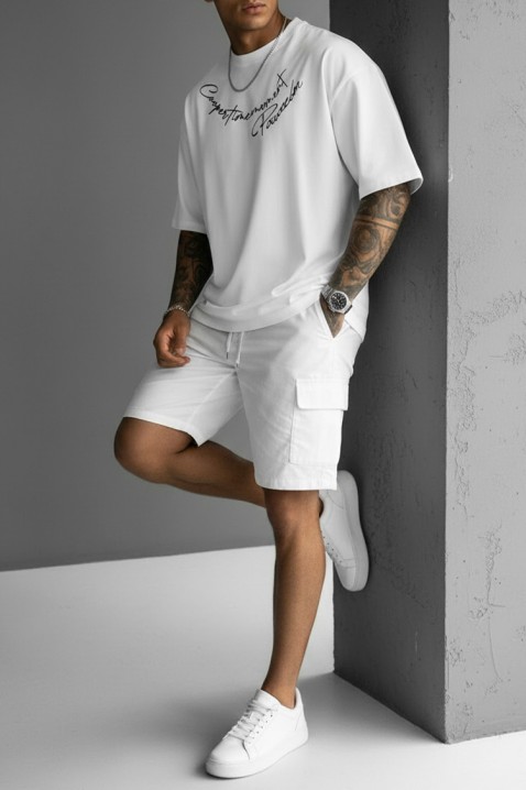 Muška majica MIHROLO WHITE, Boja: bijela, IVET.HR - MODERNA ODJEĆA