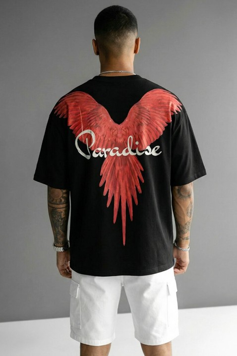 Muška majica PRIZO BLACK, Boja: crna, IVET.HR - MODERNA ODJEĆA