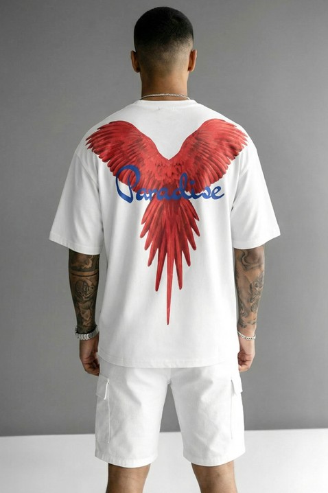 Muška majica PRIZO WHITE, Boja: bijela, IVET.HR - MODERNA ODJEĆA