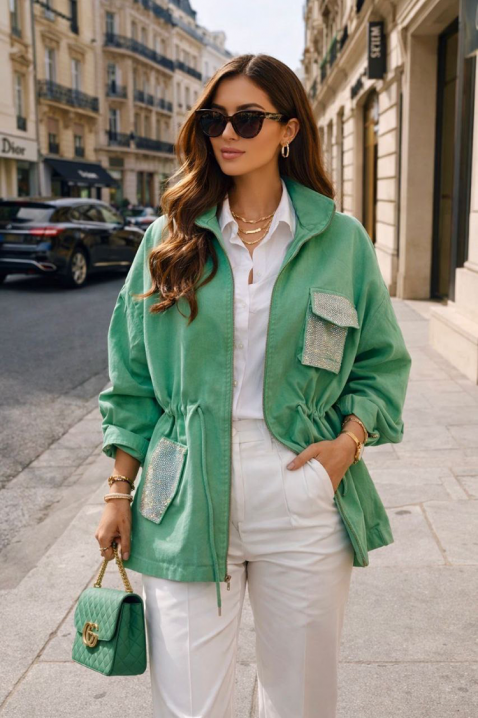 Jakna VERANZA, Boja: zelena, IVET.HR - MODERNA ODJEĆA