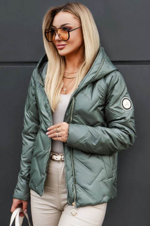 Jakna ADAMELZA KHAKI, Boja: kaki, IVET.HR - MODERNA ODJEĆA