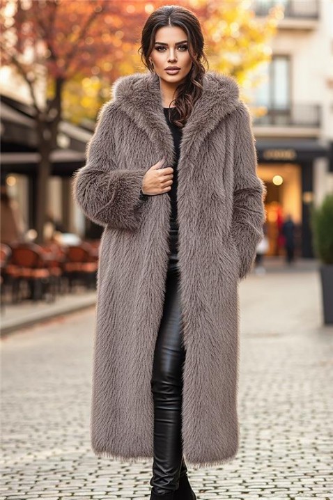 Kaput GRISTELFA BROWN, Boja: smeđa, IVET.HR - MODERNA ODJEĆA