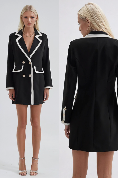 Haljina - sako IRKANZA, Boja: crna, IVET.HR - MODERNA ODJEĆA