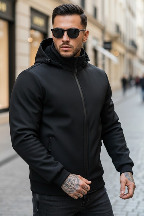 Muška jakna ROBIKO BLACK, Boja: crna, IVET.HR - MODERNA ODJEĆA