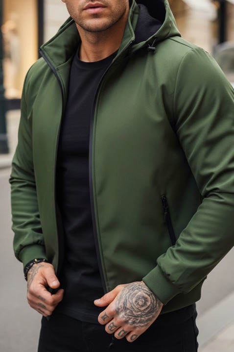 Muška jakna ROBIKO KHAKI, Boja: kaki, IVET.HR - MODERNA ODJEĆA