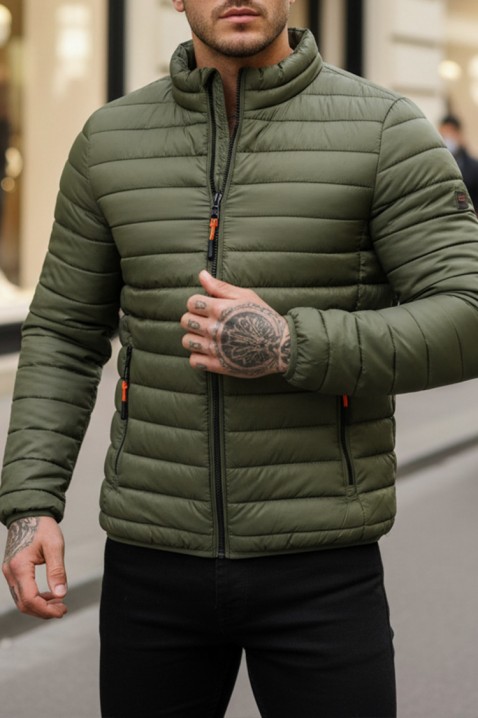 Muška jakna KOLOMBO KHAKI, Boja: kaki, IVET.HR - MODERNA ODJEĆA