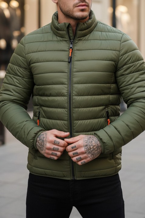 Muška jakna KOLOMBO KHAKI, Boja: kaki, IVET.HR - MODERNA ODJEĆA