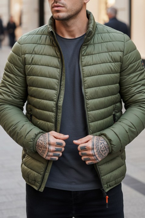 Muška jakna KOLOMBO KHAKI, Boja: kaki, IVET.HR - MODERNA ODJEĆA