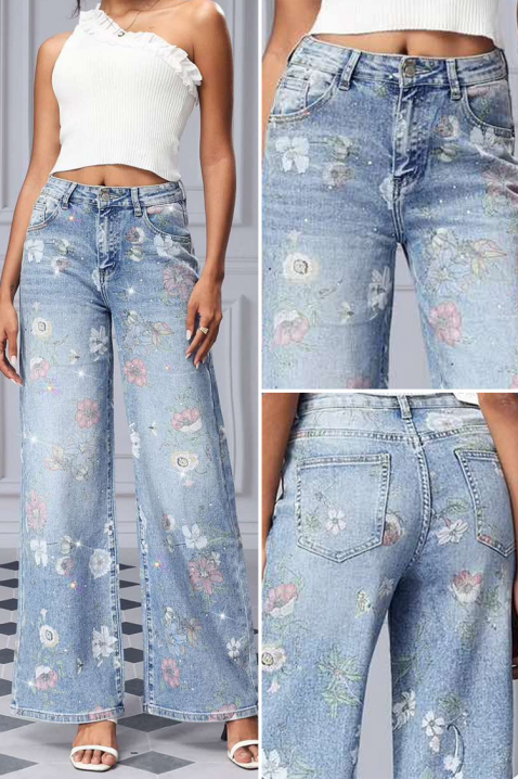 Traperice EDELVENZA, Boja: svijetlo plava, IVET.HR - MODERNA ODJEĆA