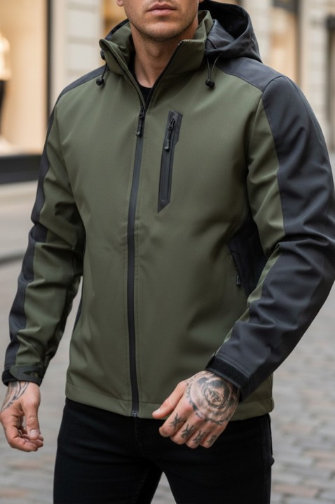 Muška jakna NIMONO KHAKI, Boja: kaki, IVET.HR - MODERNA ODJEĆA