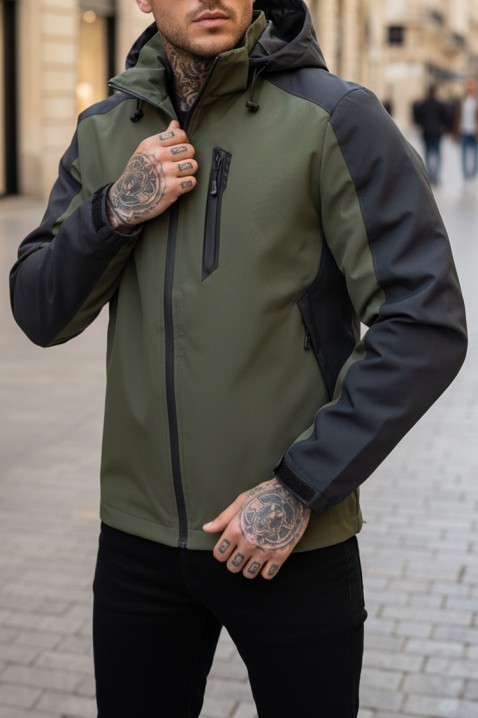 Muška jakna NIMONO KHAKI, Boja: kaki, IVET.HR - MODERNA ODJEĆA