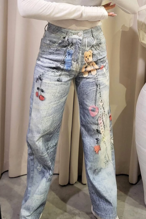 Traperice ATRAKCILA, Boja: svijetlo plava, IVET.HR - MODERNA ODJEĆA