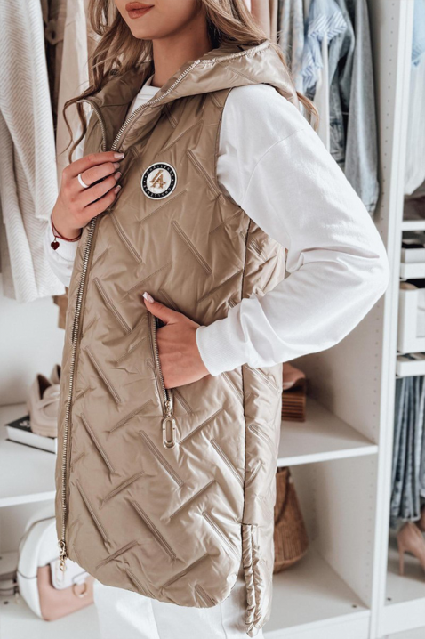 Prsluk ZABRINDA BEIGE, Boja: bež, IVET.HR - MODERNA ODJEĆA